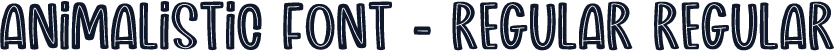 Animalistic Font - Regular Regular