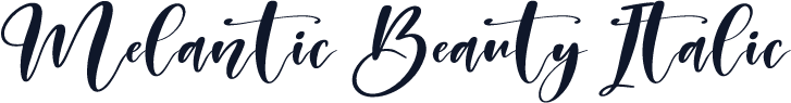 Melantic Beauty Italic