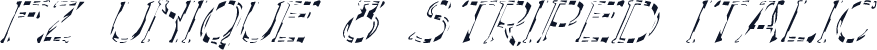 FZ UNIQUE 8 STRIPED ITALIC