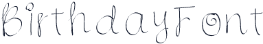 BirthdayFont