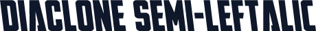 DiaClone Semi-Leftalic