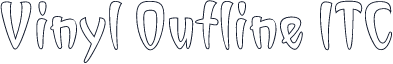 Vinyl Outline ITC