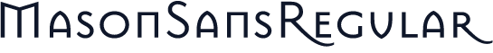 MasonSansRegular