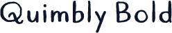 Quimbly Bold