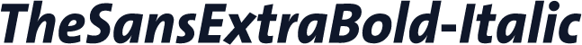 TheSansExtraBold-Italic