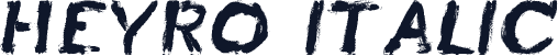 HEYRO italic