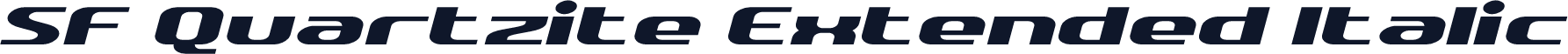 SF Quartzite Extended Italic