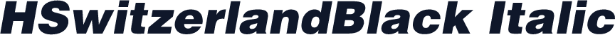 HSwitzerlandBlack Italic