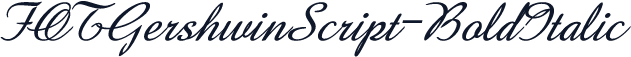 FOTGershwinScript-BoldItalic