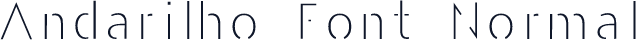 Andarilho Font Normal