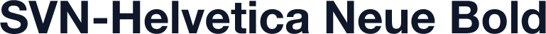 SVN-Helvetica Neue Bold