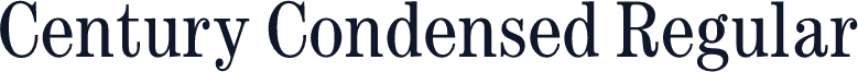 Century Condensed Regular