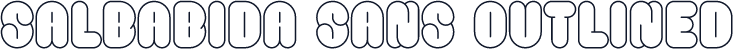 Salbabida Sans Outlined
