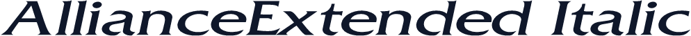 AllianceExtended Italic