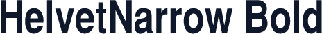 HelvetNarrow Bold