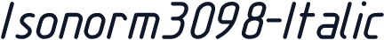 Isonorm3098-Italic