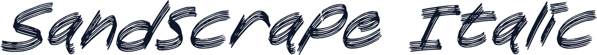 Sandscrape Italic