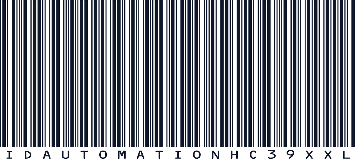 IDAutomationHC39XXL