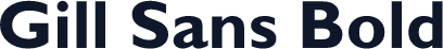 Gill Sans Bold
