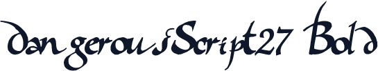 DangerousScript27 Bold