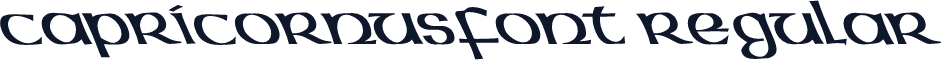 CAPRICORNUSfont Regular