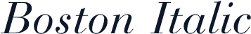 Boston Italic
