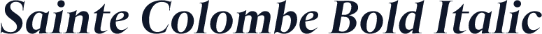 Sainte Colombe Bold Italic