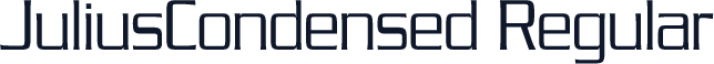 JuliusCondensed Regular