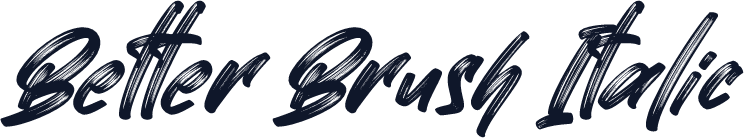Better Brush Italic