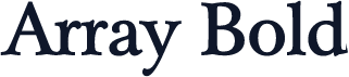 Array Bold