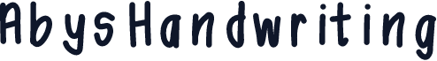 AbysHandwriting