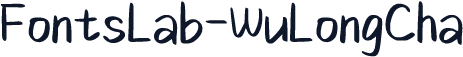 FontsLab-WuLongCha