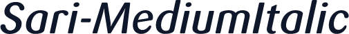 Sari-MediumItalic