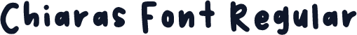 Chiaras Font Regular