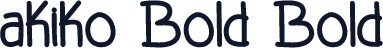 akiko Bold Bold