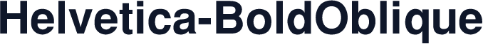 Helvetica-BoldOblique