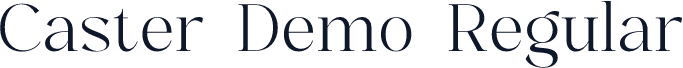 Caster Demo Regular