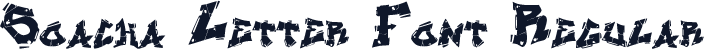 Soacha Letter Font Regular
