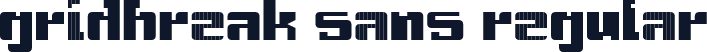 gridbreak sans Regular