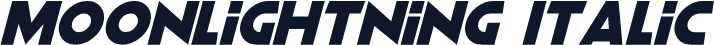 Moonlightning Italic