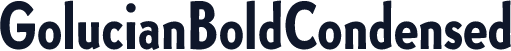 GolucianBoldCondensed