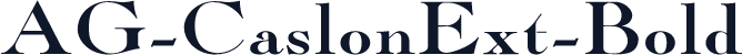 AG-CaslonExt-Bold