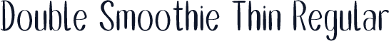 Double Smoothie Thin Regular