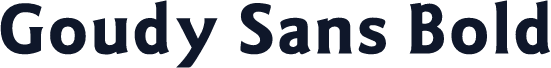 Goudy Sans Bold