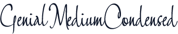 GenialMediumCondensed