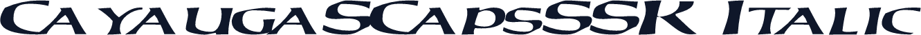 CayaugaSCapsSSK Italic