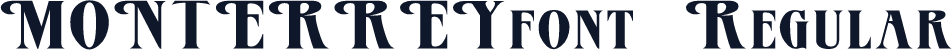 MONTERREYfont Regular