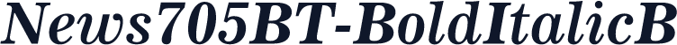 News705BT-BoldItalicB