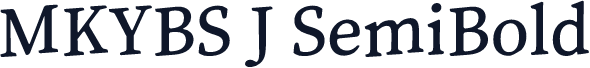 MKYBS J SemiBold