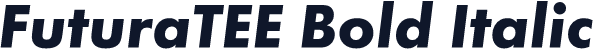 FuturaTEE Bold Italic